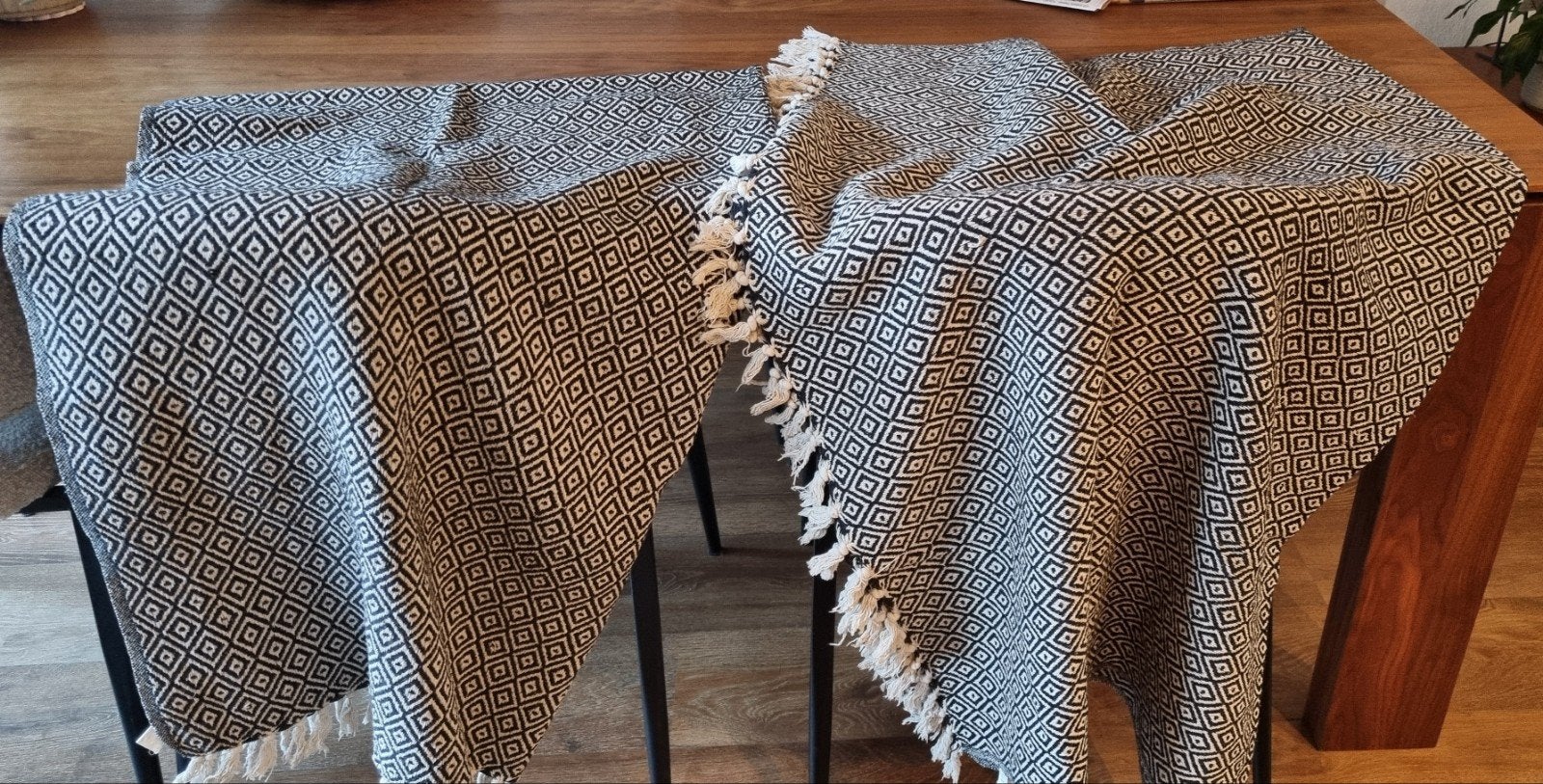Plaids, Ophalen, Zwart, Rechthoekig