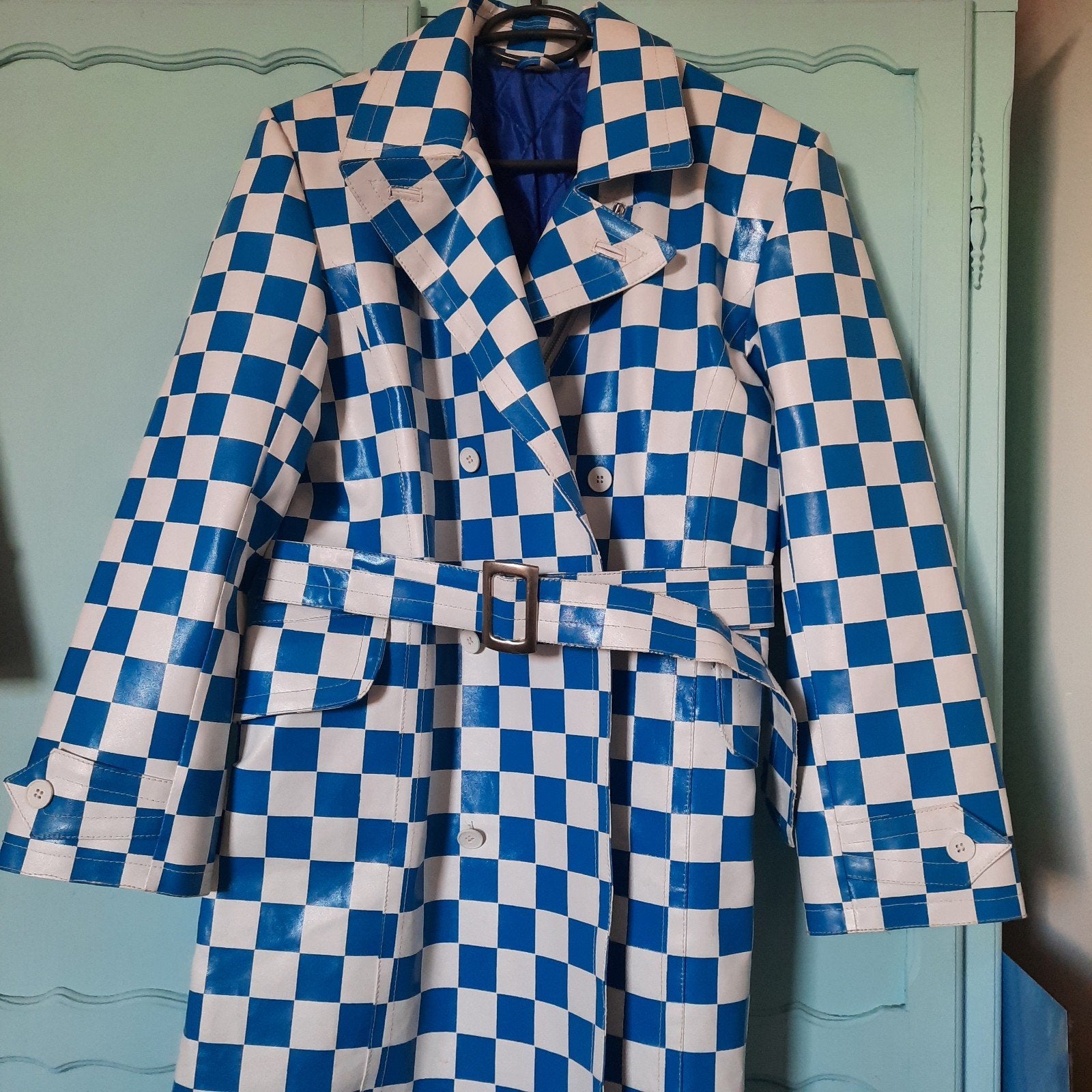 Opvallende lange jas - Ideaal voor Carnaval - Maat L, Ophalen, Carnaval, Maat 42/44 (L), Kleding