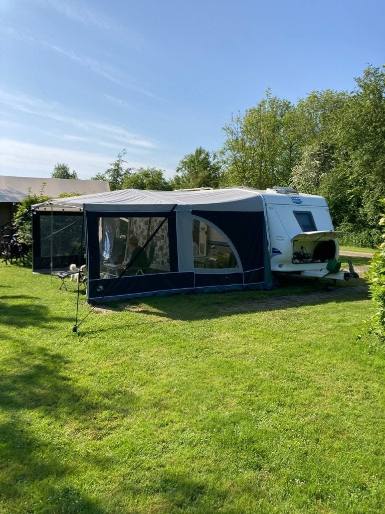 Panorama Caravan luifel & bijpassende voorwand omloop mt 12, Caravans en Kamperen, Voortenten en Luifels, Zo goed als nieuw, Dorema