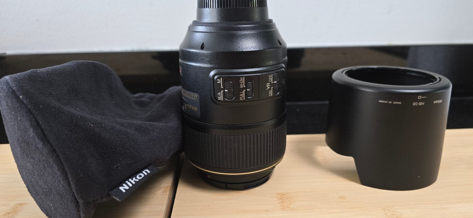 Nikon AF-S Micro Nikkor 105mm 1:2.8G ED VR - zgan, Audio, Tv en Foto, Ophalen of Verzenden, Zo goed als nieuw, Nikon, Macrolens
