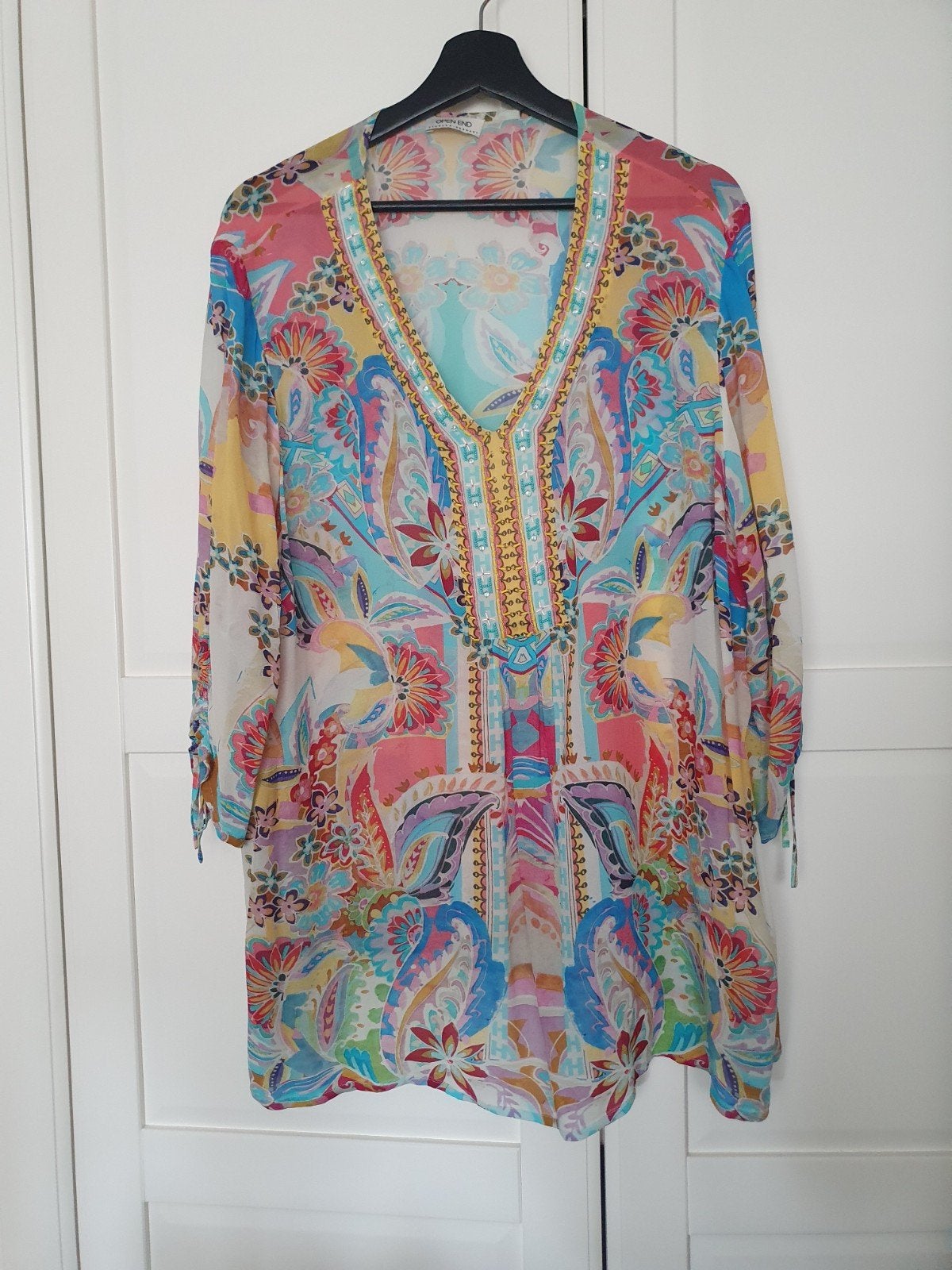 open end zijde 48 50, Ophalen of Verzenden, Zo goed als nieuw, Maat 46/48 (XL) of groter
