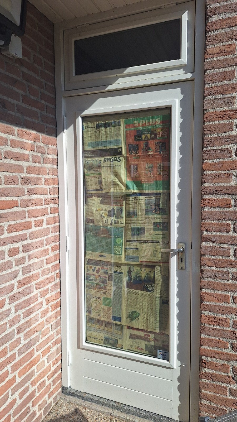 Witte houten buitendeuren met glas, Ophalen, Gebruikt, 80 tot 100 cm, 215 cm of meer