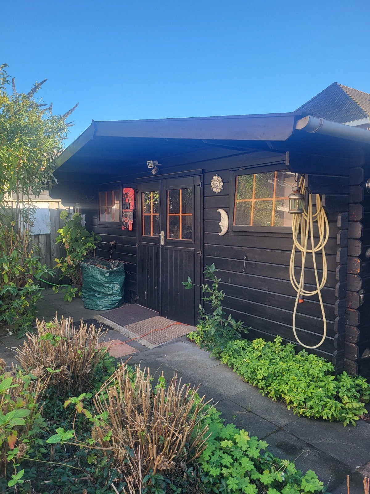 Tuinhuis 5 x 3.45, Tuin en Terras, Ophalen, Tuinhuis, 2 ramen, 500 cm of meer