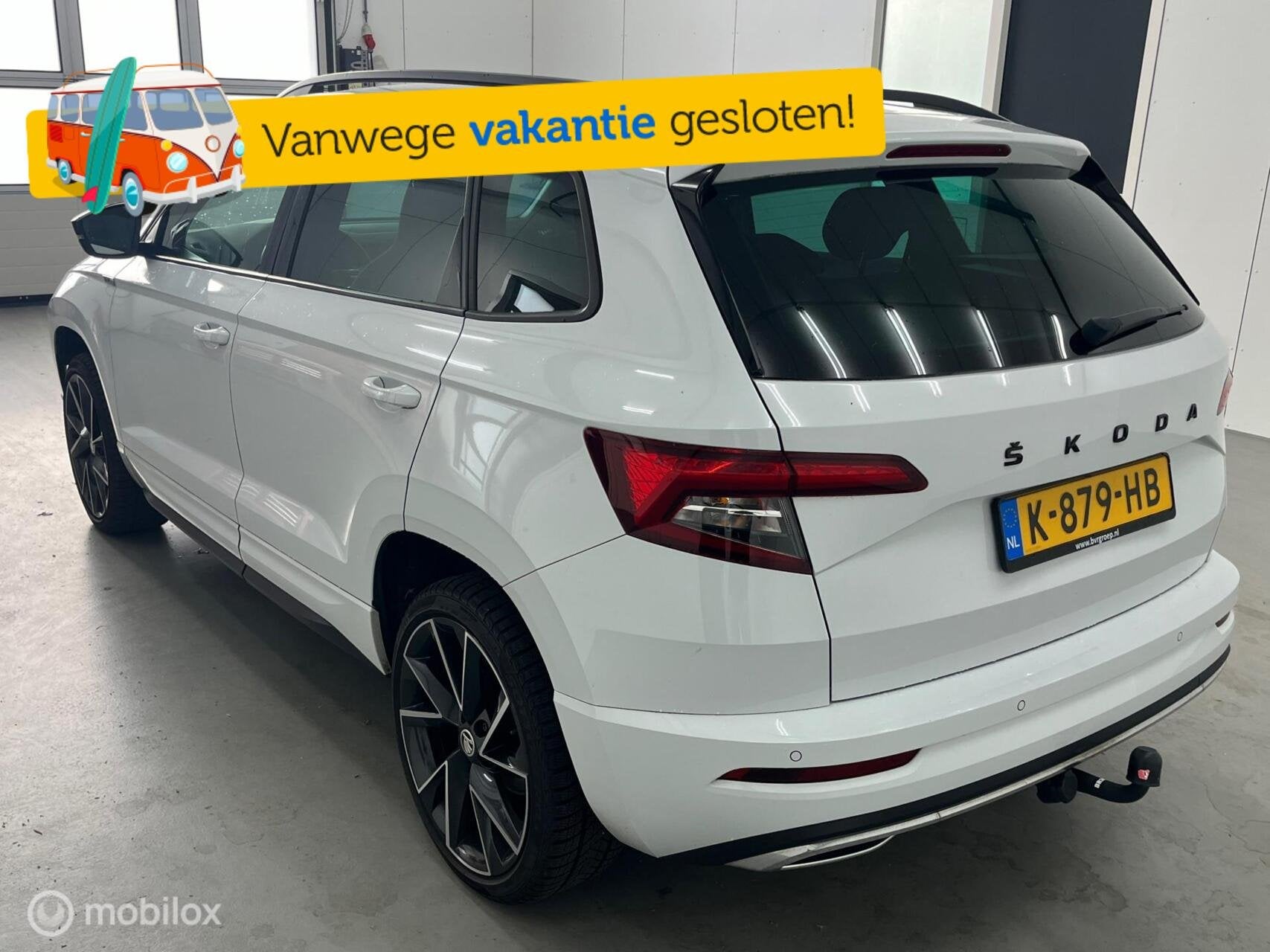 Skoda Karoq 1.5 TSI Sportline Automaat Trekhaak Canton Camer, Stof, 4 cilinders, 150 pk, Wit
