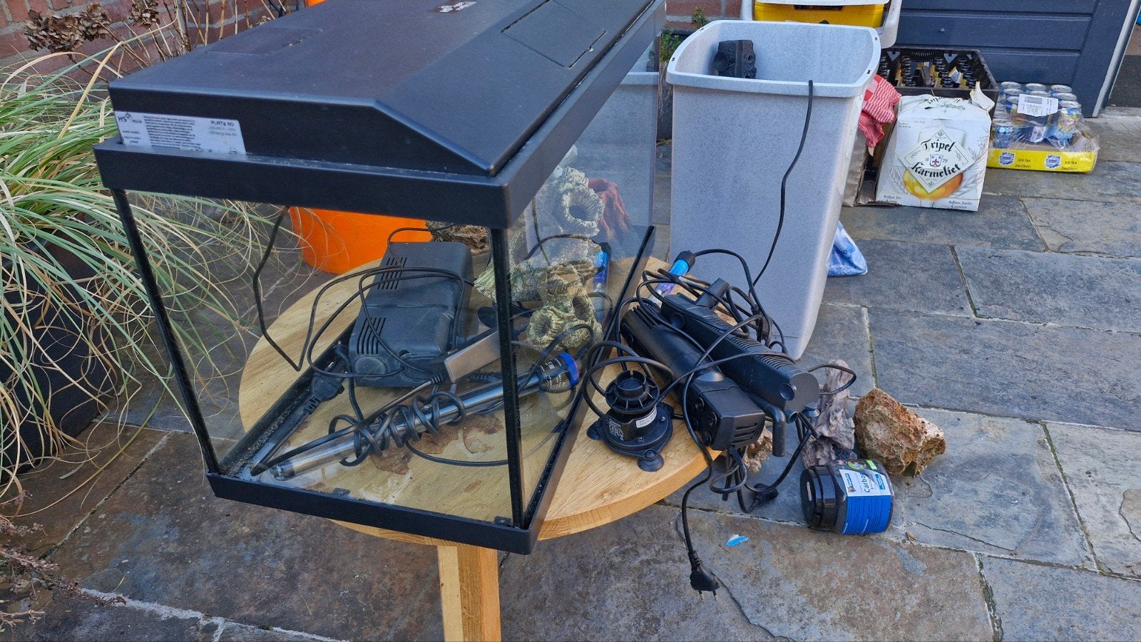 zeer mooie complete aquarium, Dieren en Toebehoren, Ophalen, Zo goed als nieuw, Gevuld zoetwateraquarium