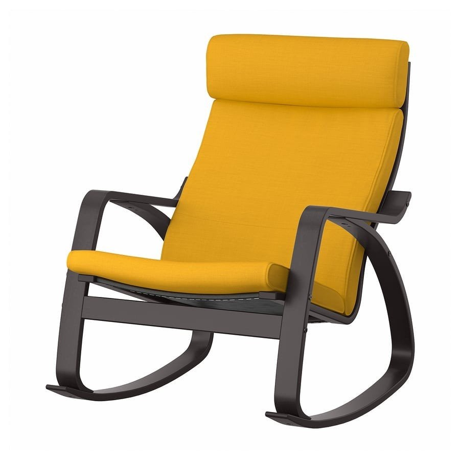 IKEA Poäng schommelstoel - Zo goed als nieuw, Ophalen, Overige kleuren, Zo goed als nieuw, Stof