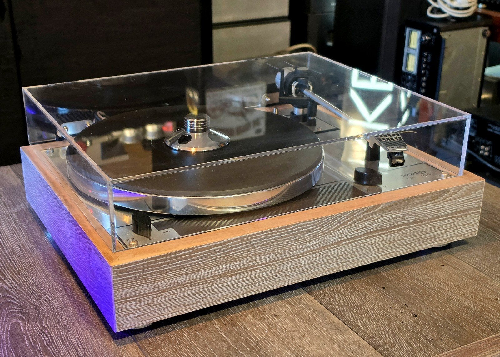 THORENS TD-166 • GARANTIE • GEREVISEERD • SHURE M95 • TOPPER, Thorens Switserland, Thorens, Refurbished, Ophalen of Verzenden