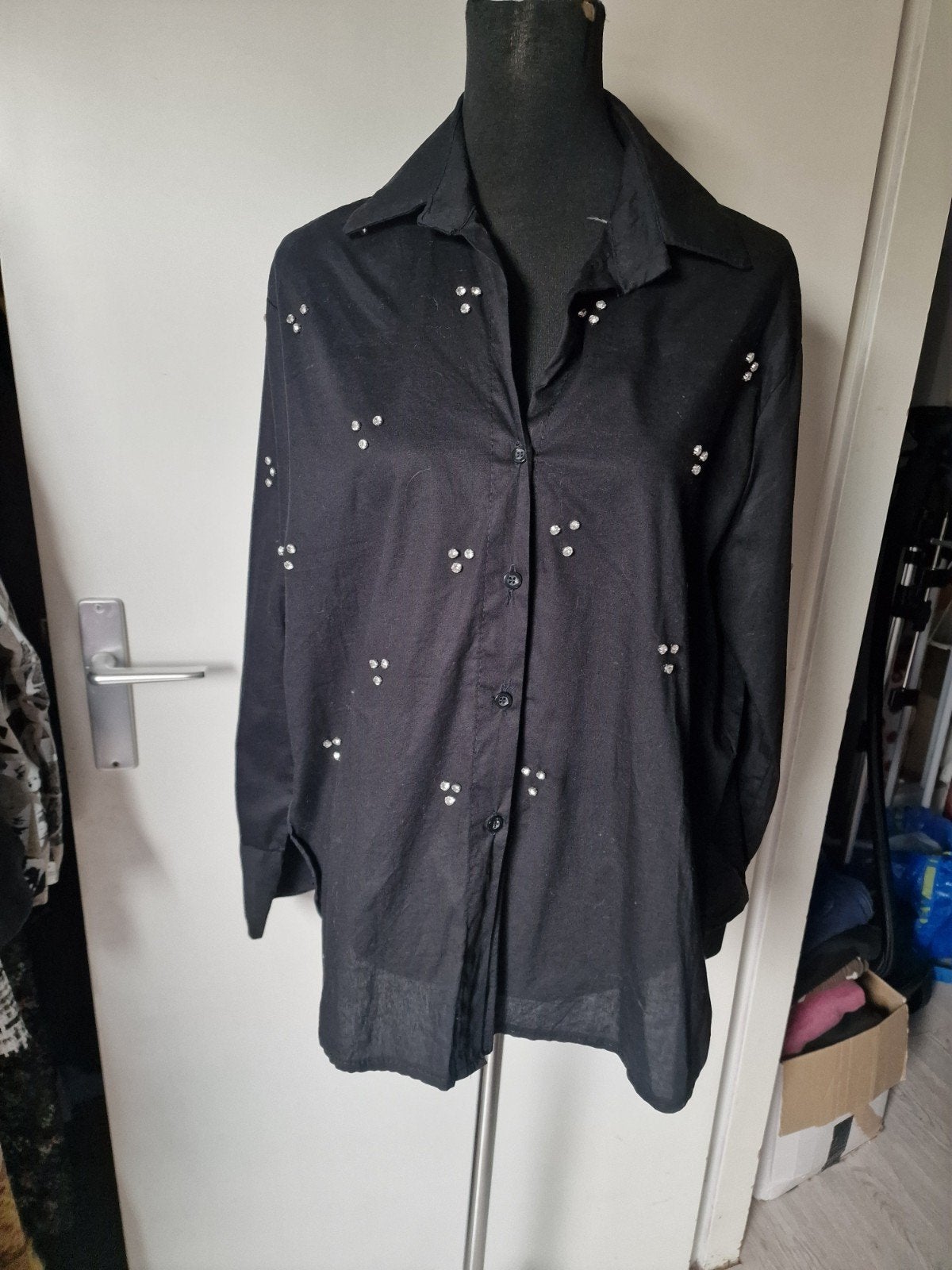 blouse one size tot 40/42, Kleding | Dames, Ophalen of Verzenden, Zo goed als nieuw, Maat 38/40 (M)