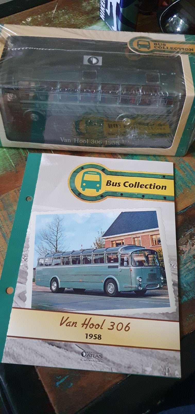Dinky Toys Atlas Bus Collection – Van Hool 306 (1958) -, Ophalen of Verzenden, Nieuw, Auto, Dinky Toys