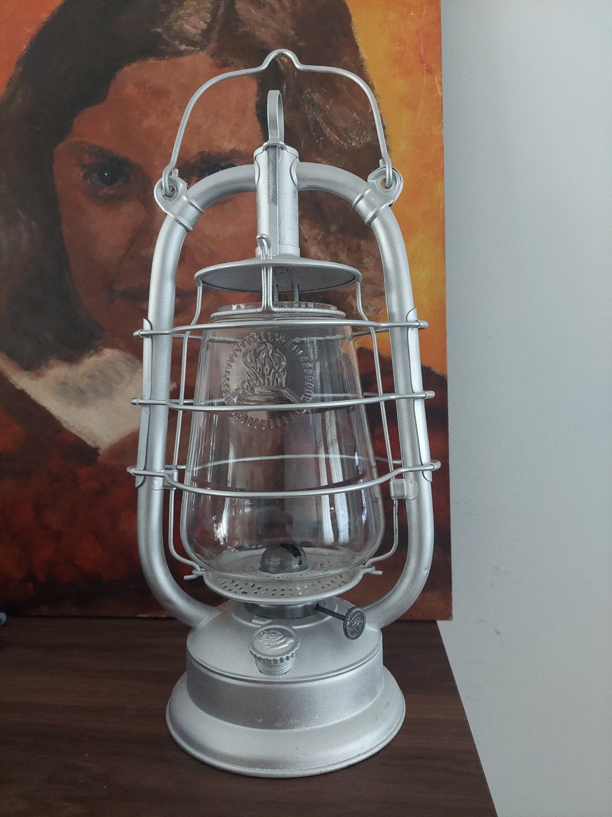 Vintage Feuerhand 305 cold blast stormlamp - Zilverkleurig, Ophalen of Verzenden