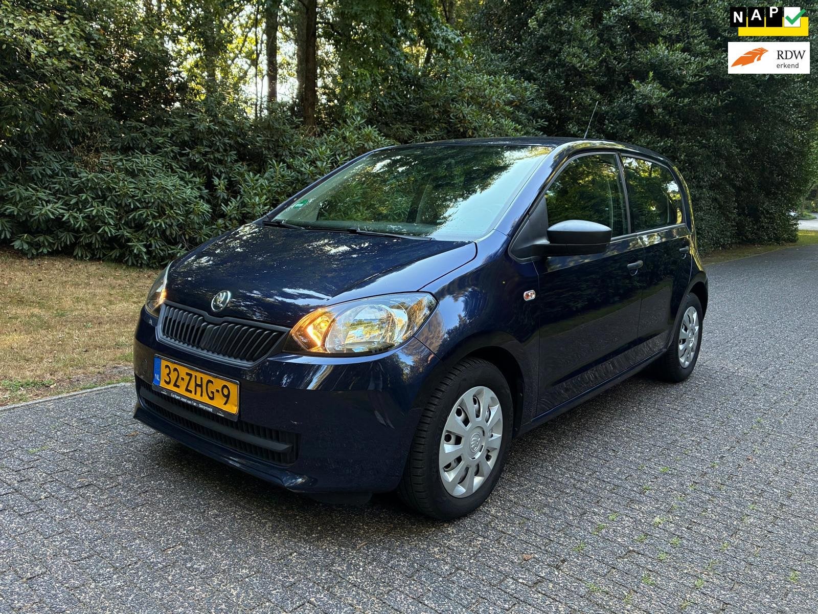 Skoda Citigo 1.0 Airco / 5 deurs Top onderhouden!, Auto's, Voorwielaandrijving, Euro 5, Stof, Gebruikt
