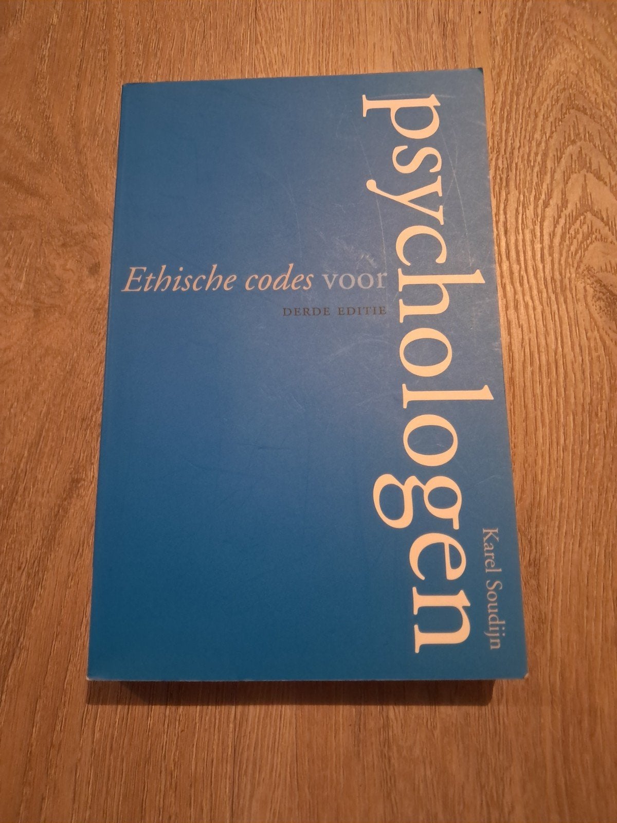 Karel Soudijn - Ethische codes voor psychologen, Boeken, Karel Soudijn, Ophalen of Verzenden, Zo goed als nieuw, Overige onderwerpen