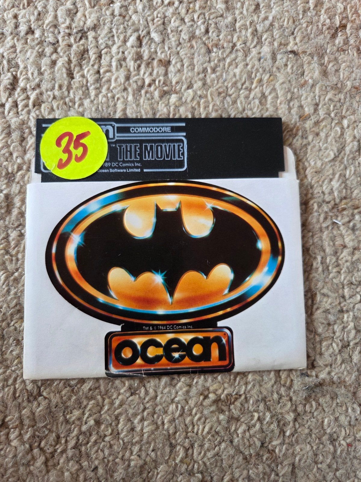 Batman The Movie Commodore floppy disk, Spelcomputers en Games, Games | Overige, Ophalen of Verzenden