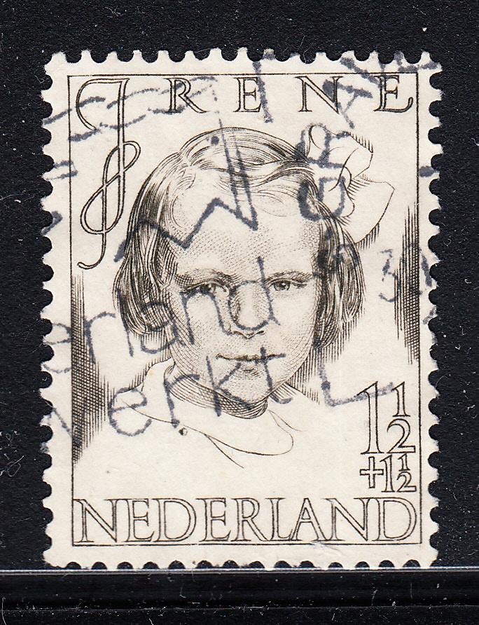 847 - Nederland nvph 454 gestempeld , prinses Irene, Postzegels en Munten, Postzegels | Nederland, Verzenden, Na 1940, Gestempeld