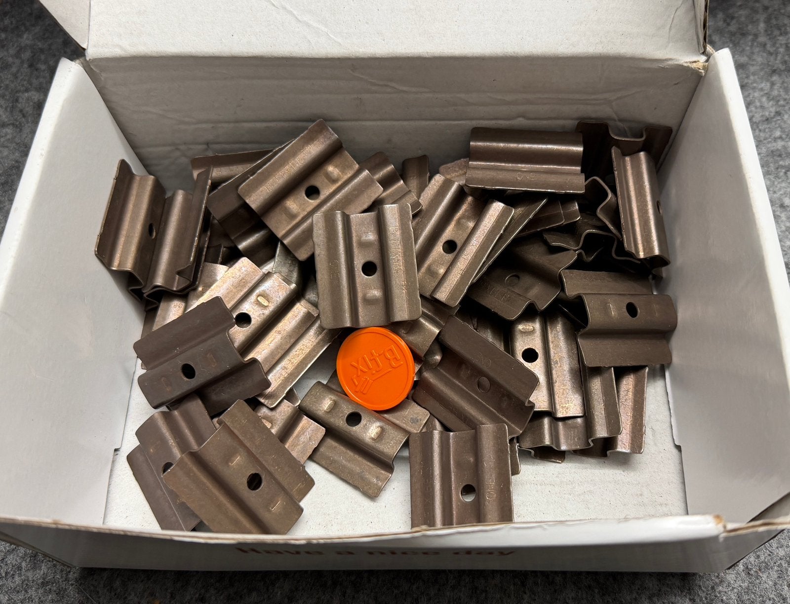 B-Fix One – 50 RVS Bevestigingsclips – Restpartij - NIEUW, Overige materialen, Ophalen of Verzenden, B-fix, N/A