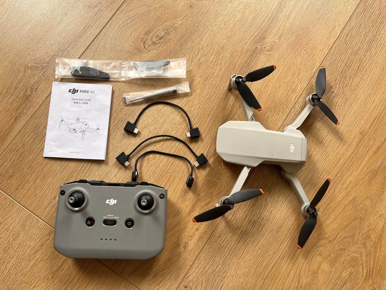 DJI Mini 4K Drone met Controller - Zo goed als nieuw, Audio, Tv en Foto, Drones, Cameradrone, 5 tot 10 kilometer, Zo goed als nieuw