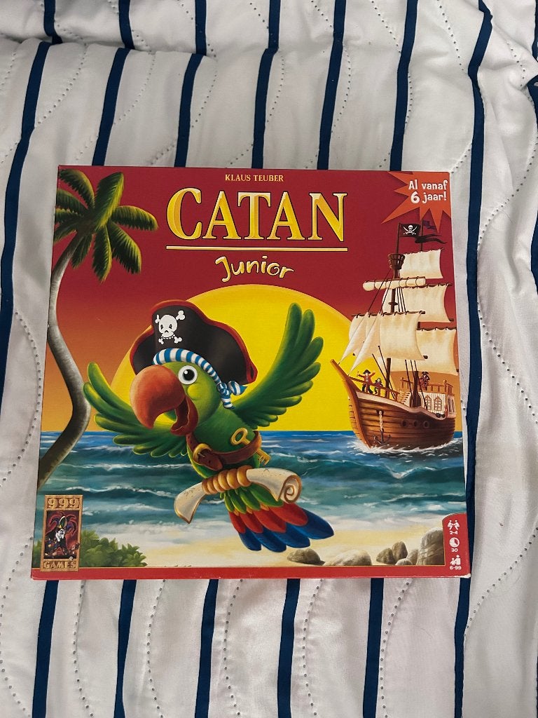 Levensweg, Catan en Monopoly junior, Ophalen of Verzenden, Zo goed als nieuw
