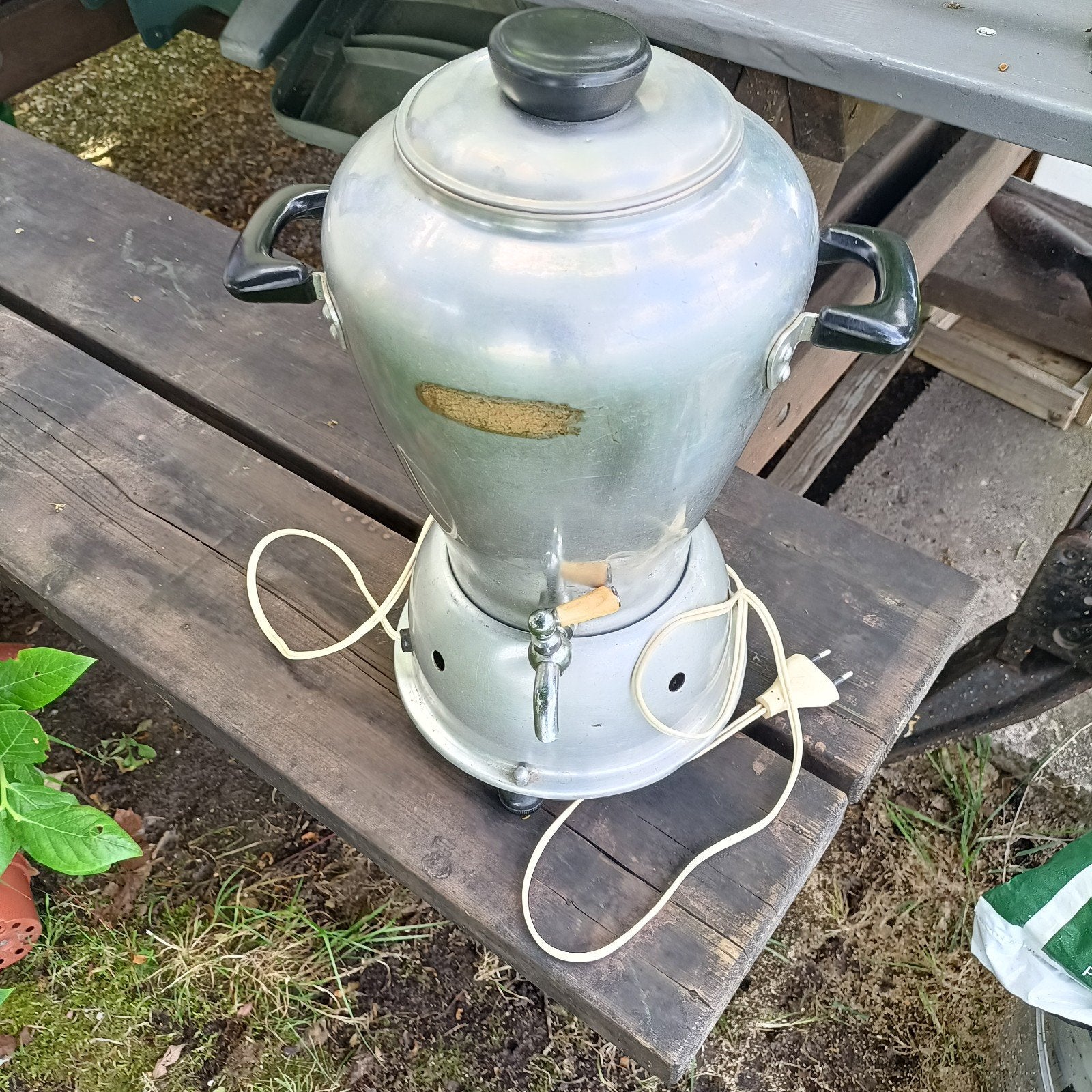 Vintage Elektrische Percolator - Compleet en Werkend, Gebruikt, Overige modellen, Gemalen koffie, Ophalen of Verzenden