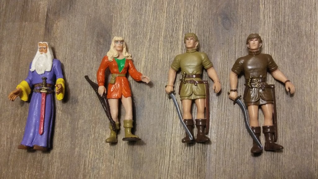 Prins Vaillant comics spain pvc figuren tekenfilm serie, Ophalen of Verzenden, Overige figuren, Gebruikt, Beeldje of Figuurtje