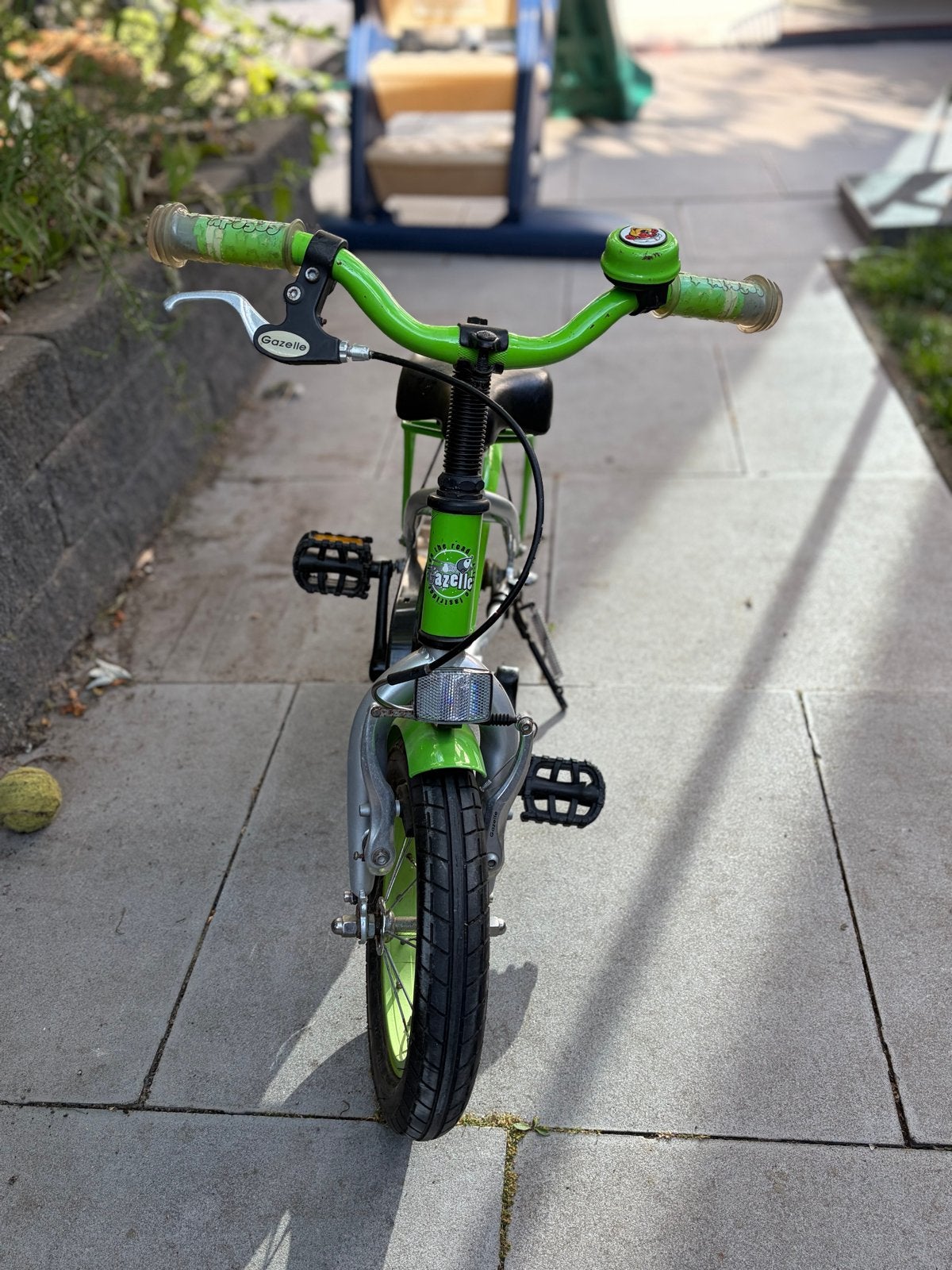Gazelle Speedy House kinderfiets 12 inch - Groen/Zilver, Ophalen of Verzenden, Gebruikt, Terugtraprem, Minder dan 16 inch