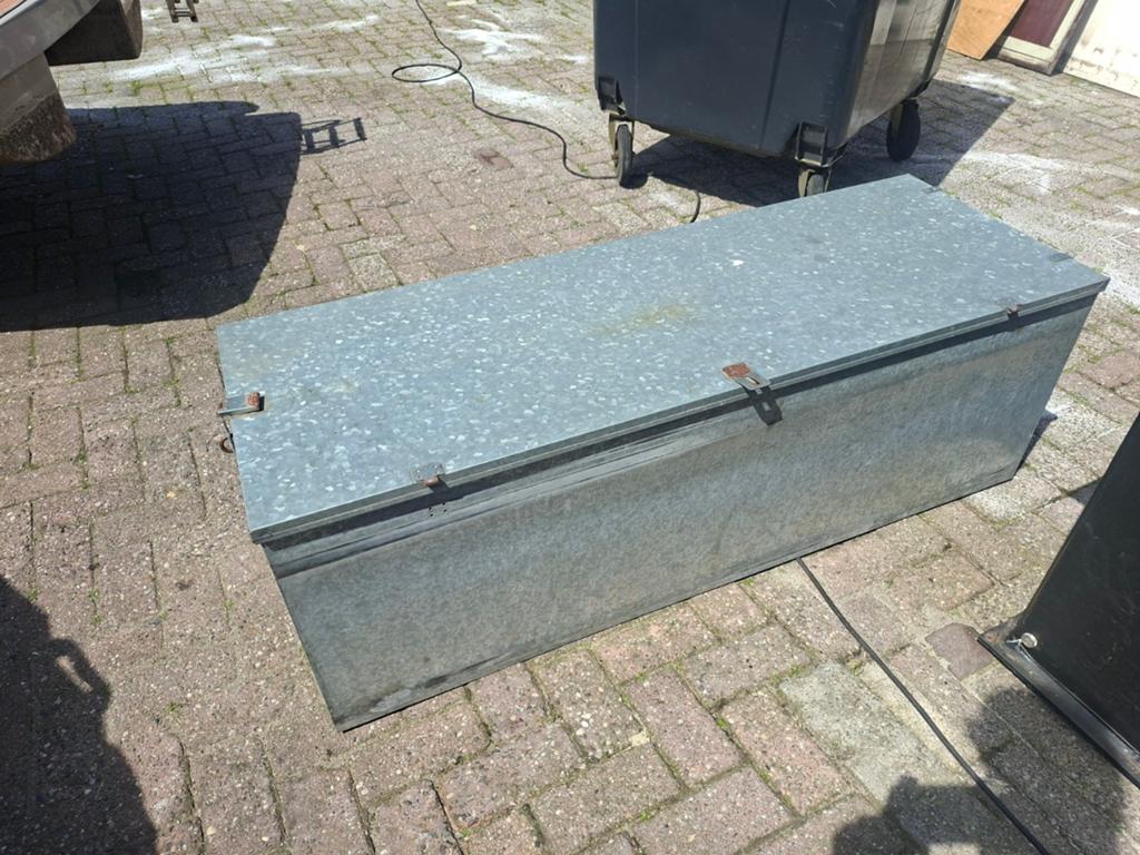 Opslagbak voor aanhanger - Gegalvaniseerd metaal, Minder dan 50 cm, Gebruikt, Ophalen of Verzenden, Metaal