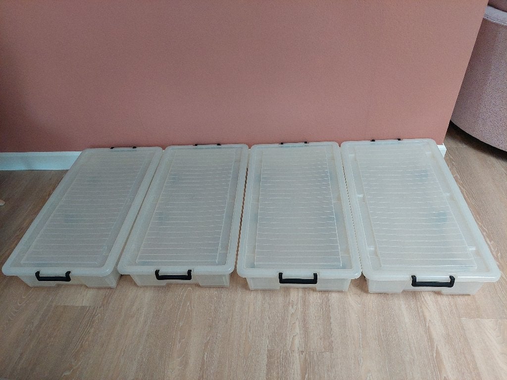 4x Keter rollerbox L82x x B46 x H17cm in perfecte staat, Ophalen, Zo goed als nieuw