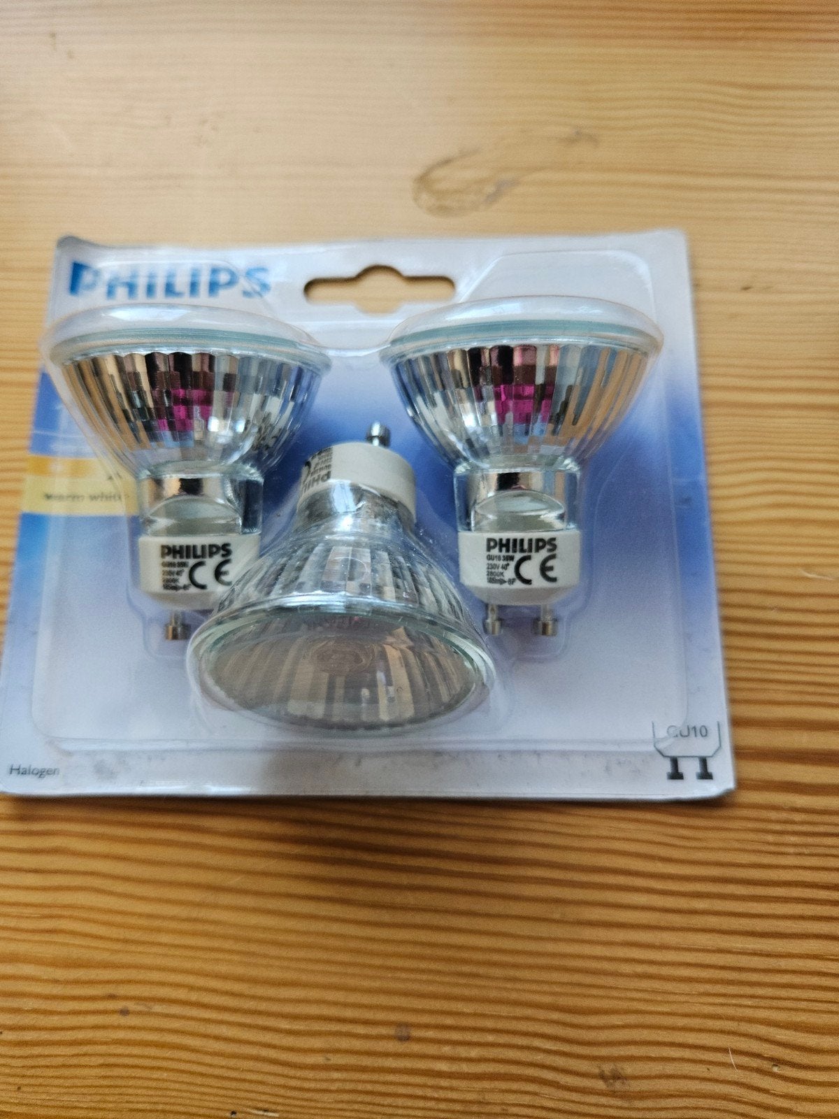 Philips Halogeen GU10 Lampen - 3 stuks, Ophalen of Verzenden
