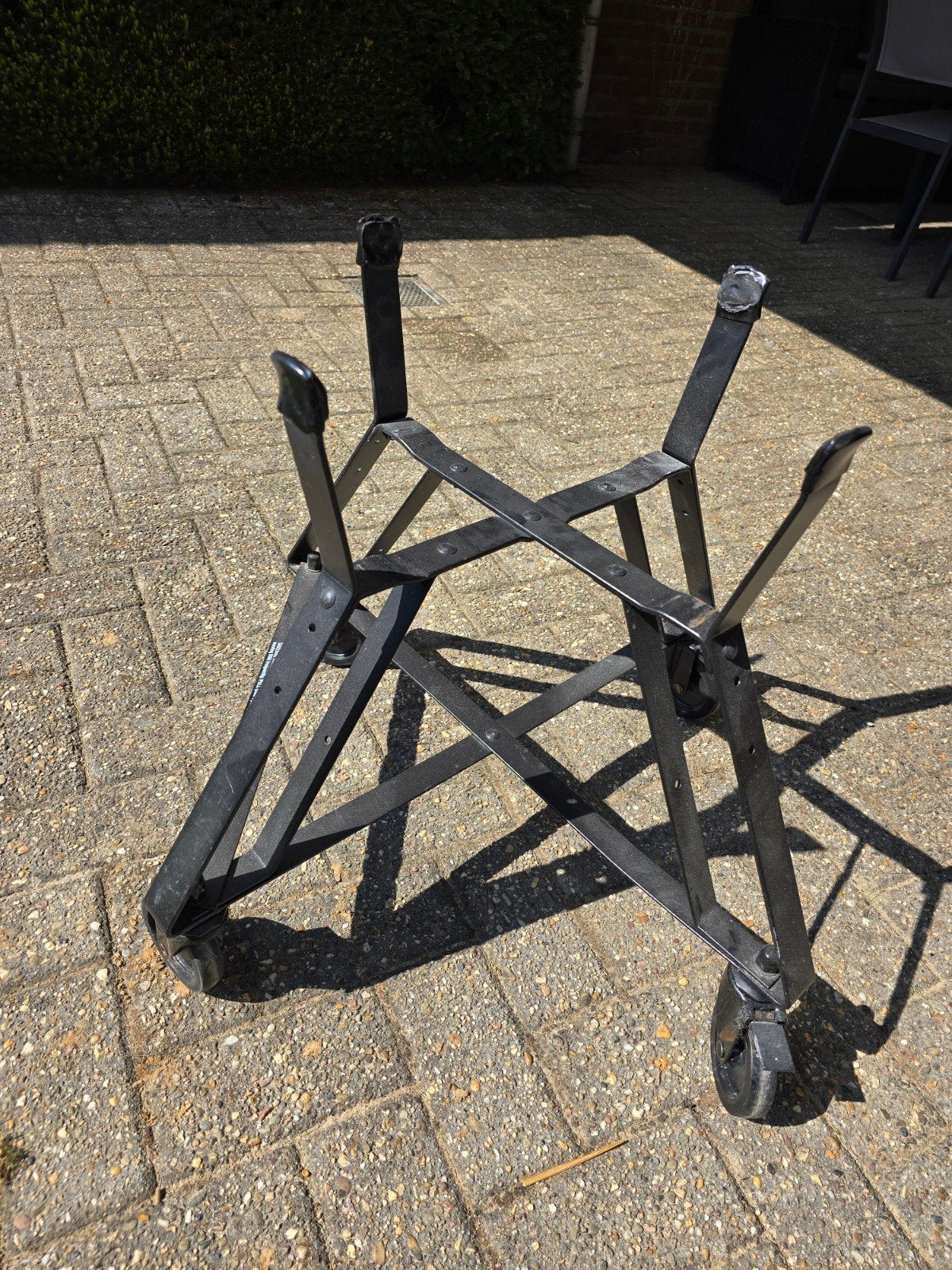 Big Green Egg Nest maat L Onderstel met Wielen, Ophalen, Gebruikt, Big Green Egg