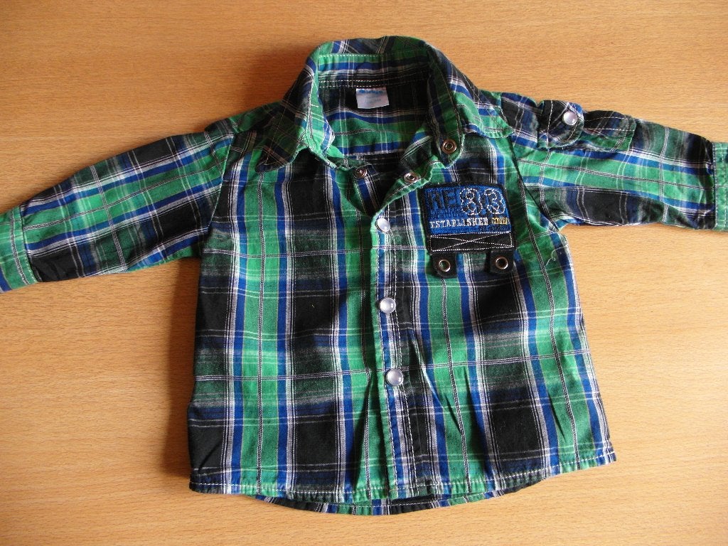 bloesje maat 62, Kinderen en Baby's, Babykleding | Maat 62, Dirkje, Ophalen of Verzenden, Zo goed als nieuw, Overhemdje of Bloesje