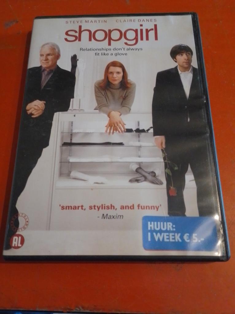 Shopgirl DVD - Romantische komedie met Steve Martin, Alle leeftijden, Ophalen of Verzenden, Gebruikt, Romantische komedie