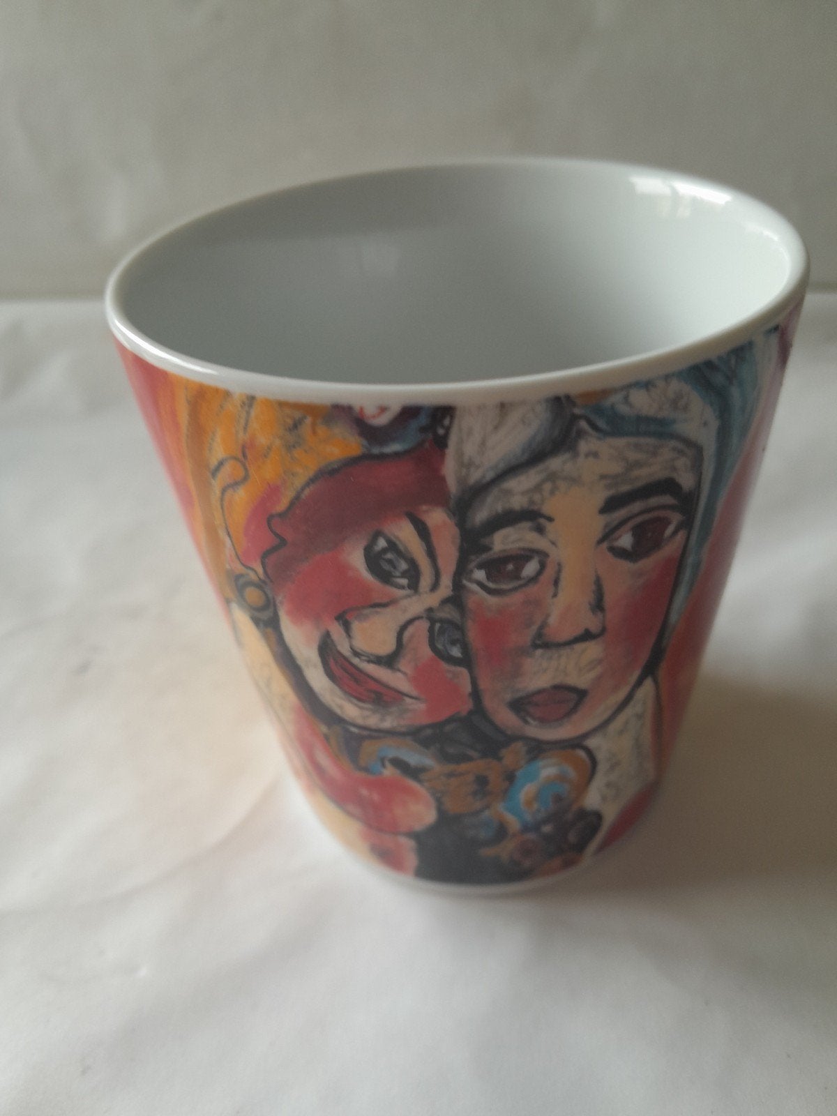 Unieke handgeschilderde beker van Ateliers Amerpoort 2004, Ophalen of Verzenden