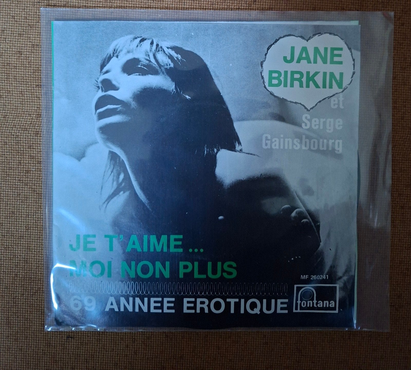 Birkin, Jane  - Je t'aime moi non plus  - Single is TOP, Cd's en Dvd's, Ophalen of Verzenden, Gebruikt, 7 inch, Pop