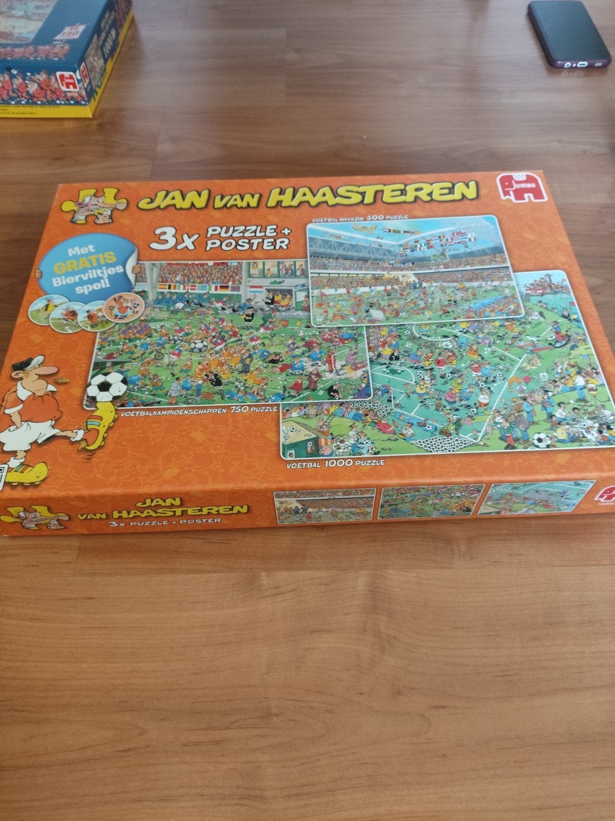 Jan van haasteren voetbal, Ophalen of Verzenden, 500 t/m 1500 stukjes, Zo goed als nieuw