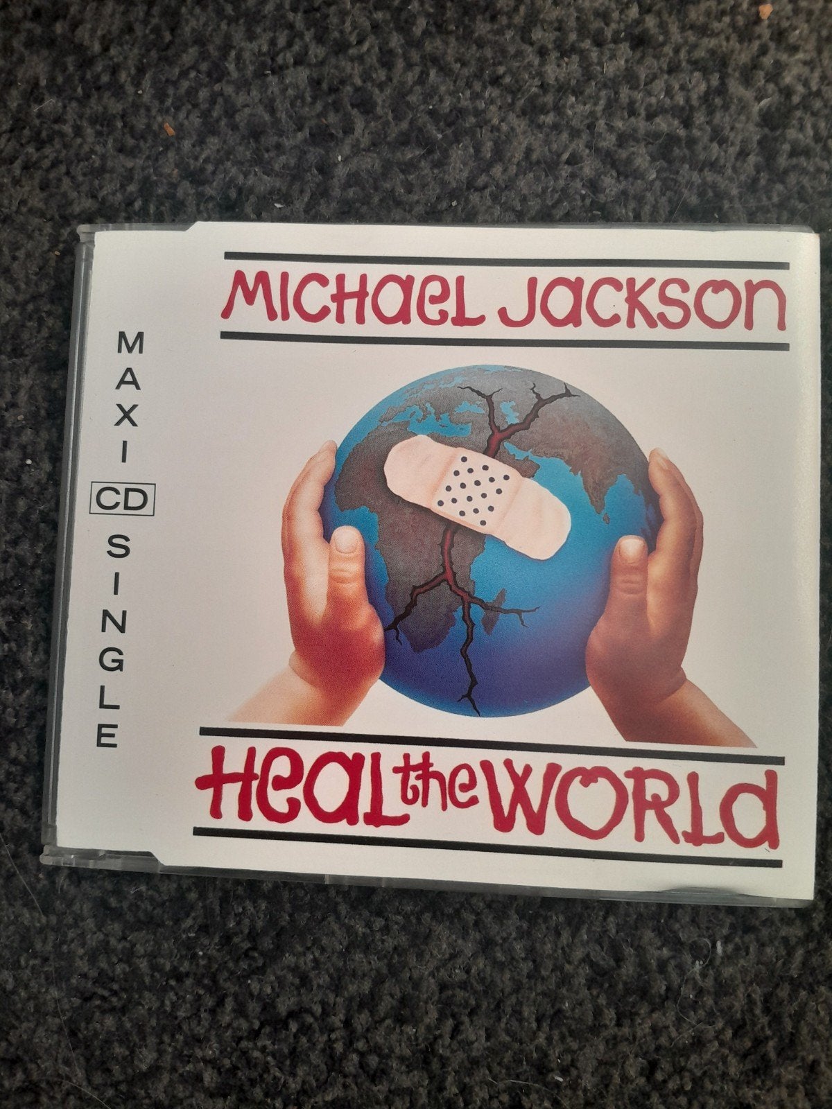 Michael Jackson Heal the world, Ophalen of Verzenden, Zo goed als nieuw, Pop