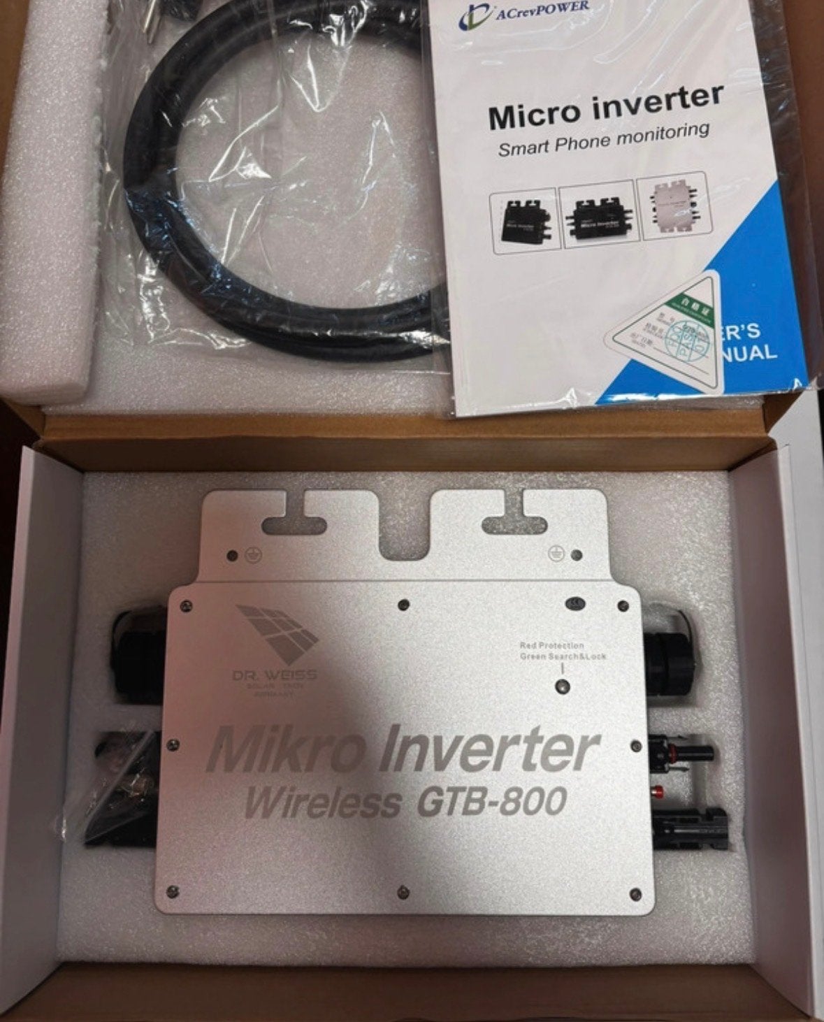 Dr. Weiss Mikro Omvormer GTB-800 - Nieuw in doos, Ophalen of Verzenden, Nieuw