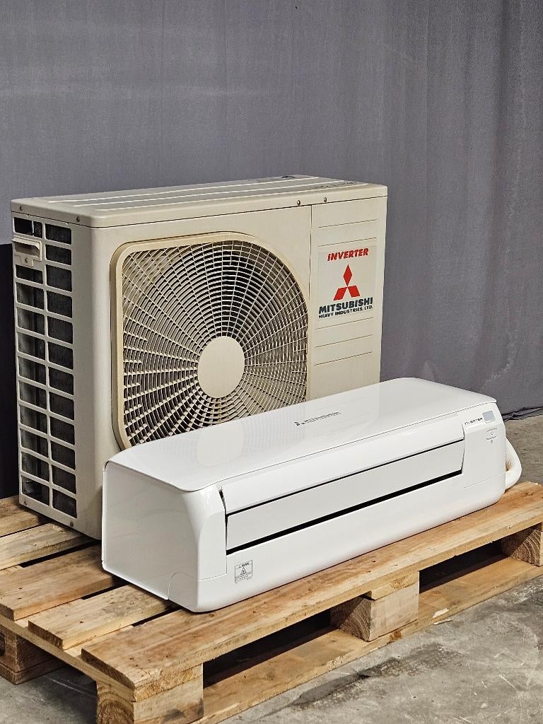 Mitsubishi wandmodel split airco Inverter 5 kW A+, Witgoed en Apparatuur, Airco's, Koelen en Ontvochtigen, Timer, Refurbished