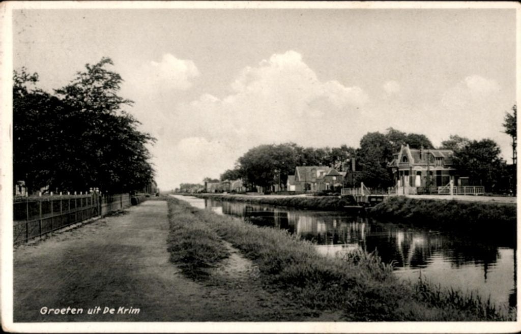 De Krim KVR03 184 Gezicht op de De Krim, Ophalen of Verzenden, 1940 tot 1960, Gelopen, Overijssel