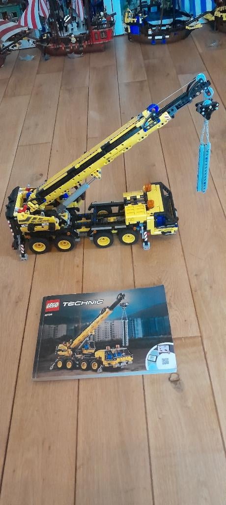 Lego Technic Mobiele Kraan 42108, Gebruikt, Lego, Ophalen of Verzenden, Complete set