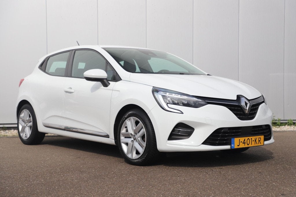Renault Clio 1.0 TCe Bi-Fuel Zen 101PK Navigatie Carplay And, Auto's, Voorwielaandrijving, Euro 6, Met garantie (alle), Wit