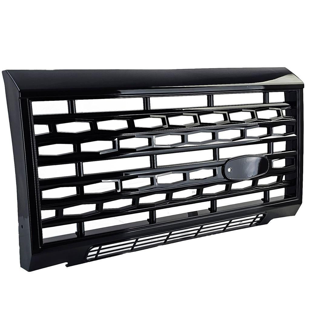 Grill Voor Land Rover Defender LD 90 / 110 Glans Zwart, Verzenden, Automotive Parts, A.parts@hotmail.nl, Trasmolenlaan 12 3447 GZ Woerden