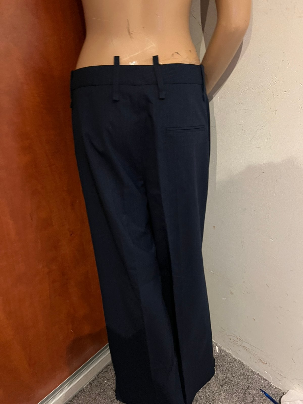 ZARA broek met plooi maat M zgan