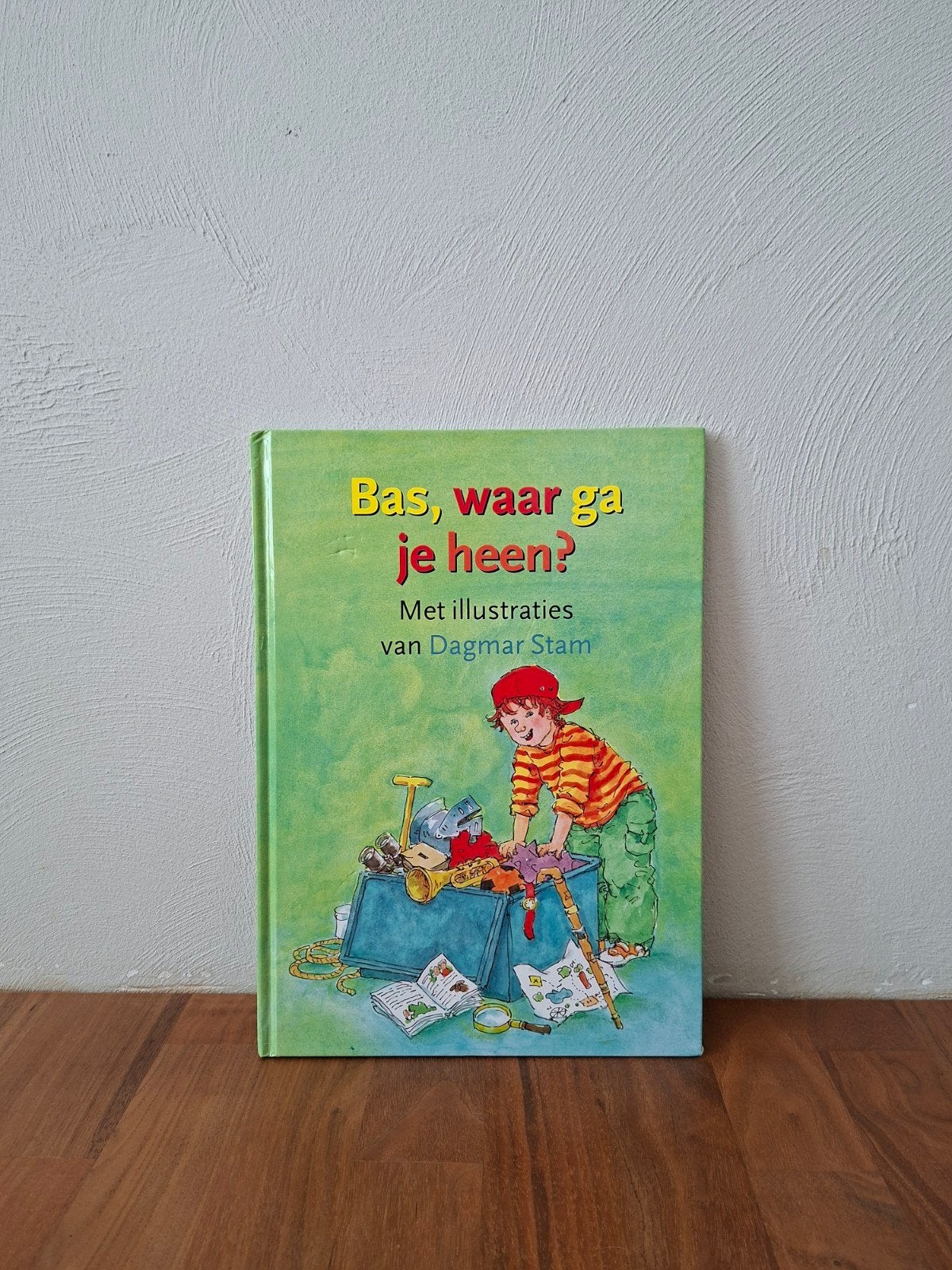 Bas, waar ga je heen? Dagmar Stam illustraties, Ophalen of Verzenden, Zo goed als nieuw, Fictie algemeen