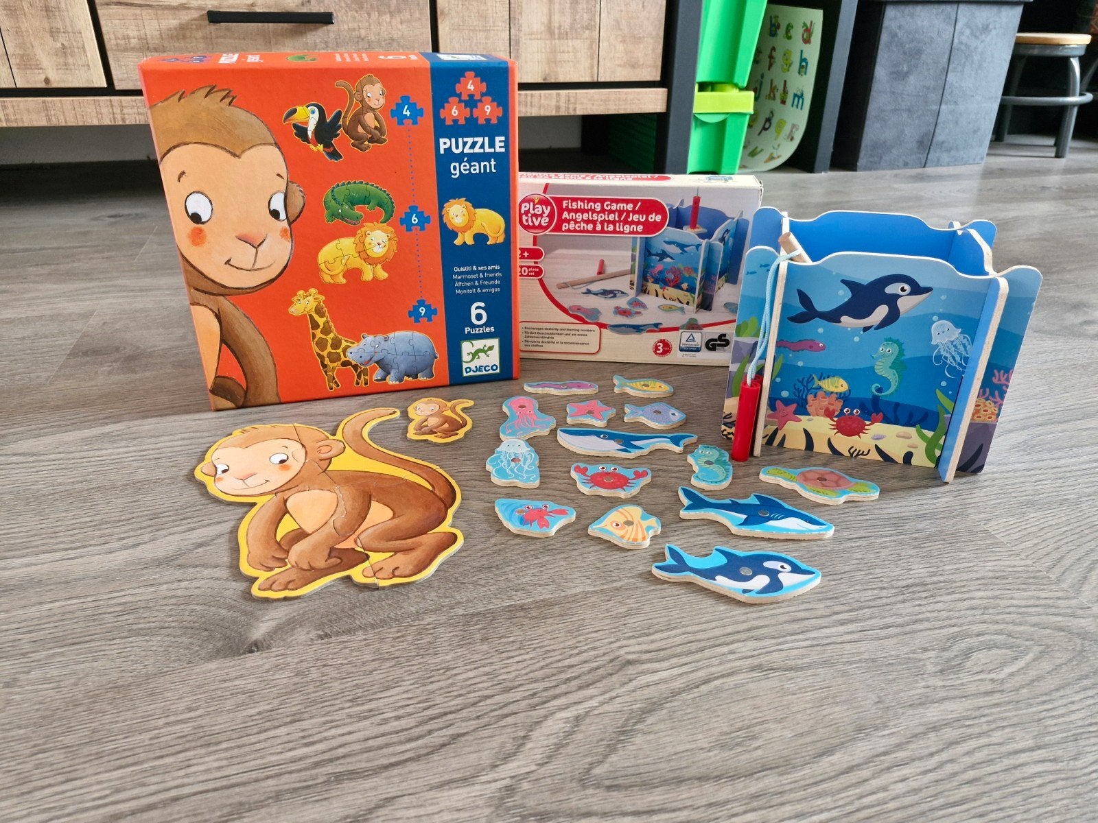 Puzzle en spel kind 2 jaar, Hobby en Vrije tijd, Ophalen