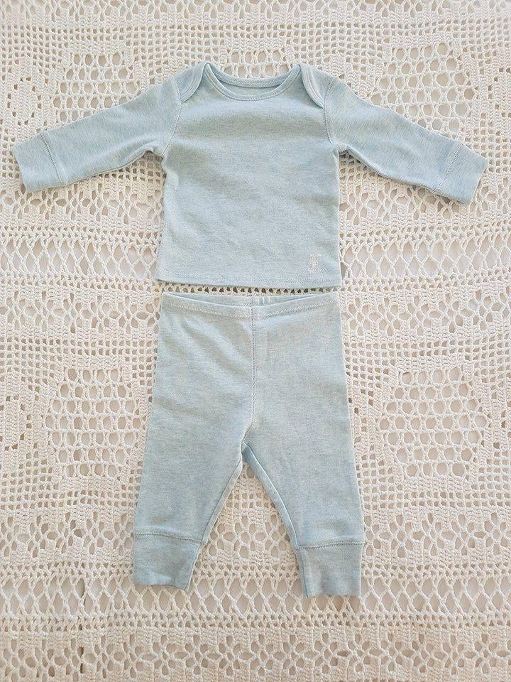 Burberry Baby lichtblauw setje 50, Ophalen of Verzenden, Nieuw, Jongetje of Meisje, Pakje