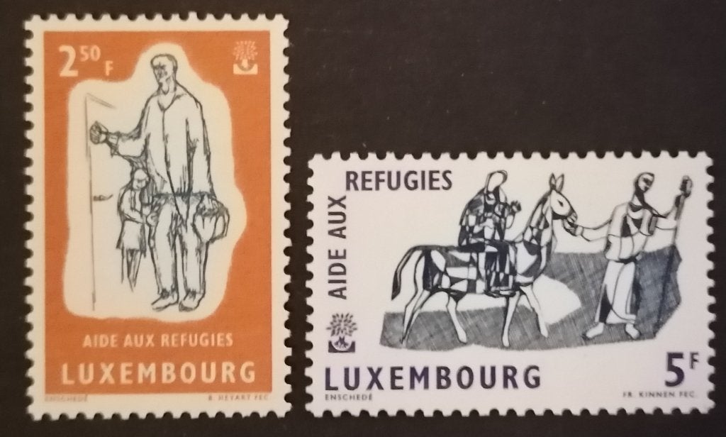 LUXEMBURG - Jaar v.d. vluchteling 1960, Postzegels en Munten, Verzenden, Luxemburg, Postfris