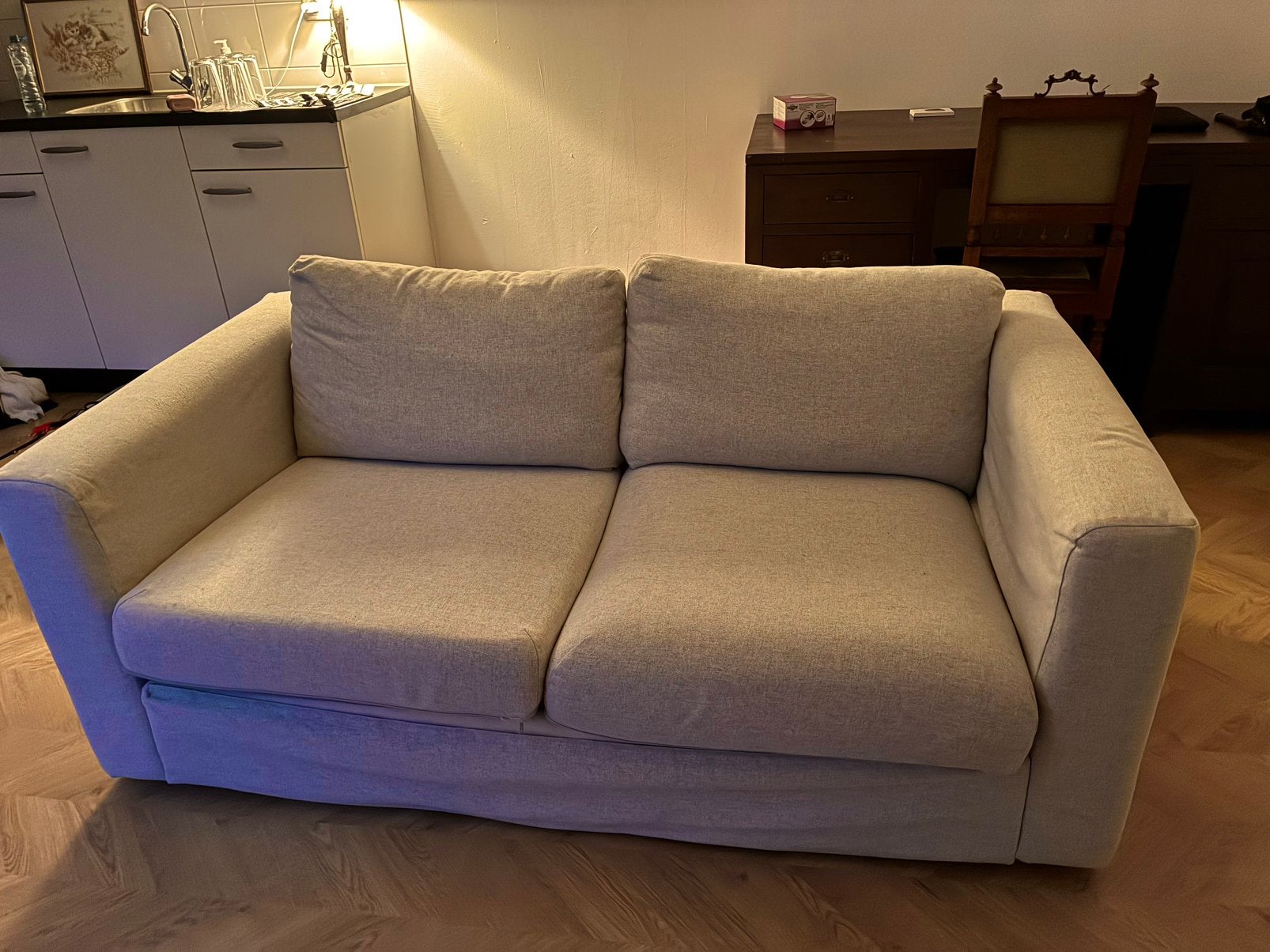 Bank Vimle IKEA, Ophalen, Zo goed als nieuw, 75 tot 100 cm, Tweepersoons