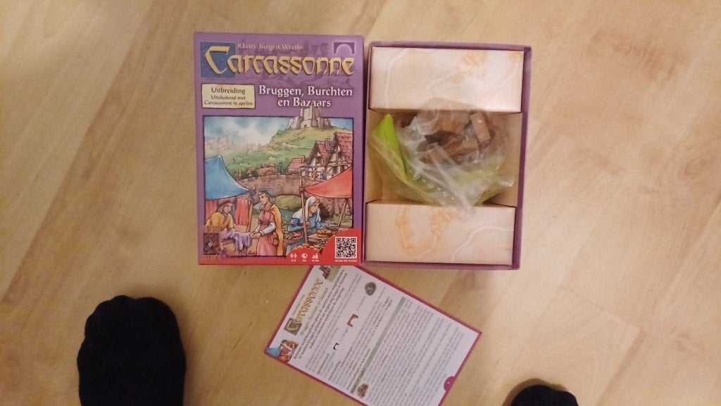 bordspel Carcassonne Bruggen Burchten Bazaars 999, Vijf spelers of meer, Ophalen of Verzenden, Nieuw, 999 games