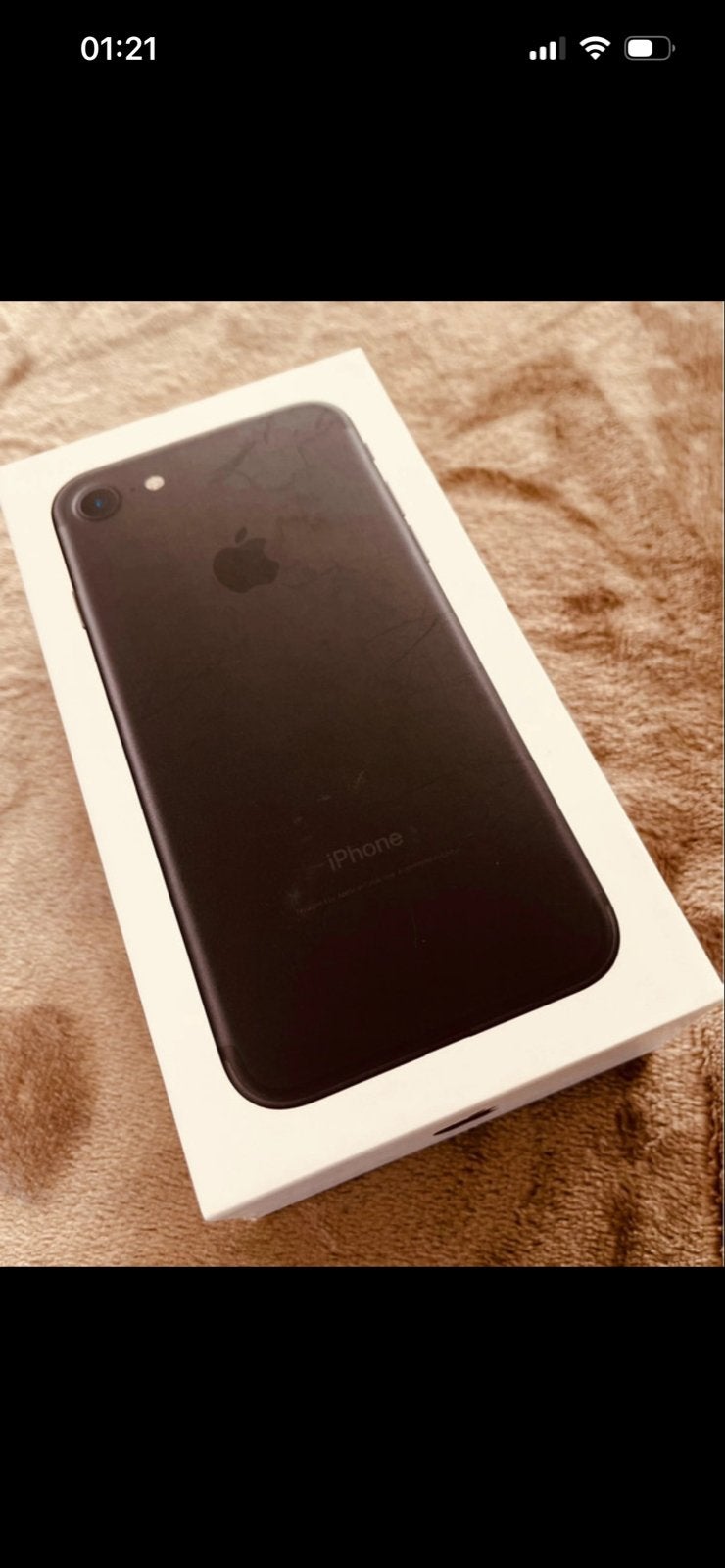 Apple iPhone 7 32GB Zwart - Zo goed als nieuw, Telecommunicatie, Zwart, 32 GB, Ophalen of Verzenden, Zo goed als nieuw