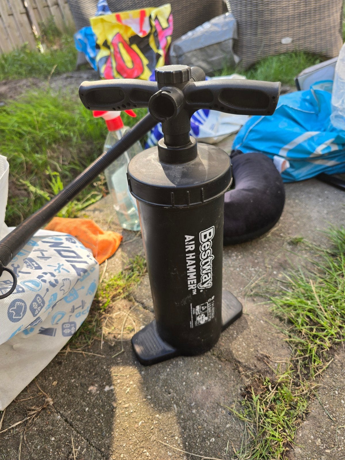 Bestway Air Hammer handpomp, Ophalen of Verzenden, Gebruikt, Handmatig