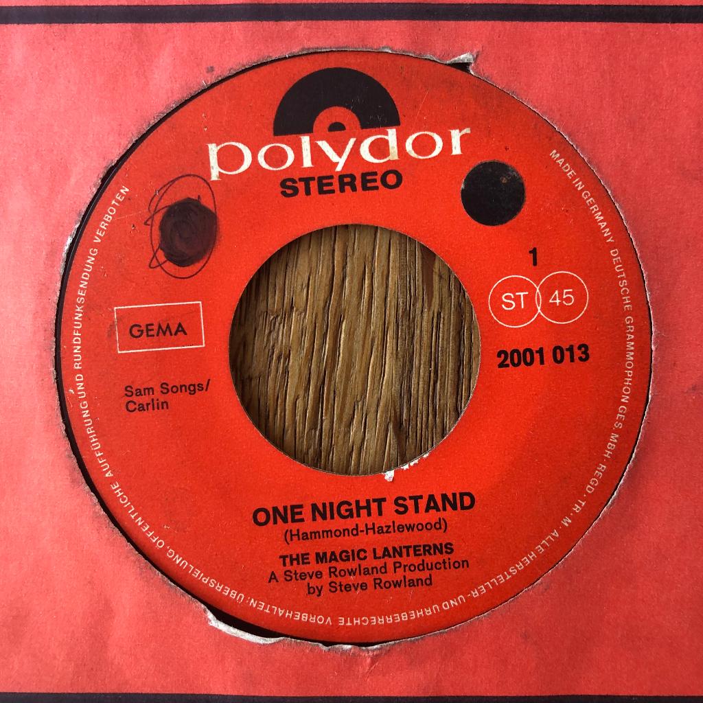 Magic Lanterns One Night Stand 7" PS FH 1970 70s rock, Gebruikt, 7 inch, Single, Ophalen of Verzenden